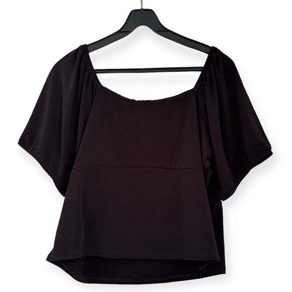 Torrid Studio Knit Sweetheart Smocked Back Stretch Crop Top Size 1X - Picture 5 of 8